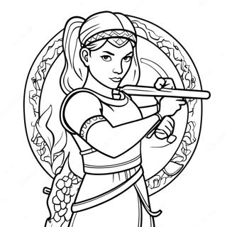 Page A Colorier Artemis La Chasseresse 58606-48688