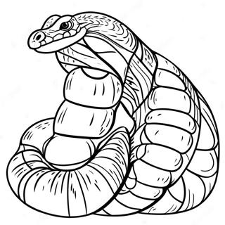 Page A Colorier Du Boa Constrictor Realiste 58636-48712