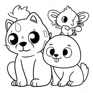 Page A Colorier Des Amis Animaux 58655-48714