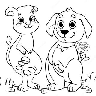 Page A Colorier Des Amis Animaux 58655-48716