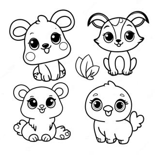 Page A Colorier De Mignons Bebes Animaux 58656-48722