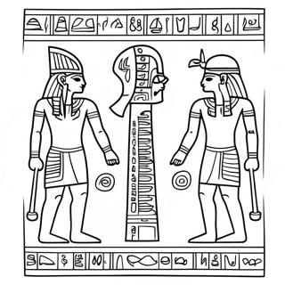 Page A Colorier Hieroglyphes 58735-48786