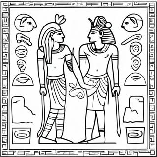 Page A Colorier Hieroglyphes 58735-48787