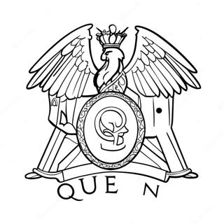 Page A Colorier Logo Du Groupe Queen 58755-48800