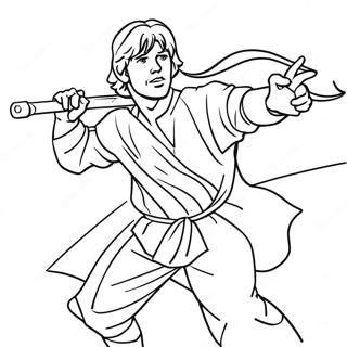 Page A Colorier Luke En Action 58766-48815