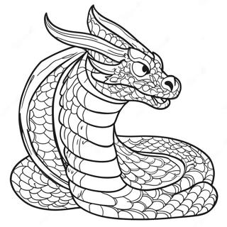 Page A Colorier De Dragon Serpent Cracheur De Feu 58796-48839