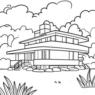 Frank Lloyd Wright Pages À Colorier