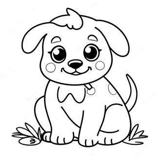 Page A Colorier Chiot Joueur 58896-48911