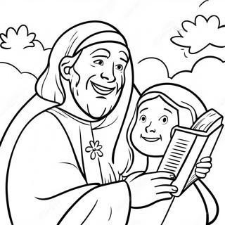 Page A Colorier Des Histoires Joyeuses De La Bible 58936-48951