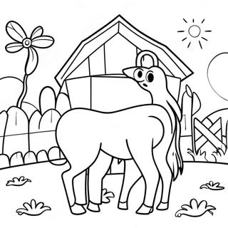 Page A Colorier Des Animaux De La Ferme 5894-4706