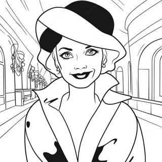 Page A Colorier De Cruella Deville 58955-48958