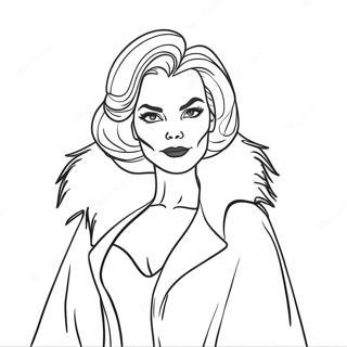 Page A Colorier De Cruella Deville 58955-48960