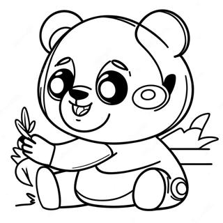 Page A Colorier De Combo Panda En Action 58986-48984