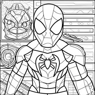 Page A Colorier De Lego Iron Spider 58995-48994