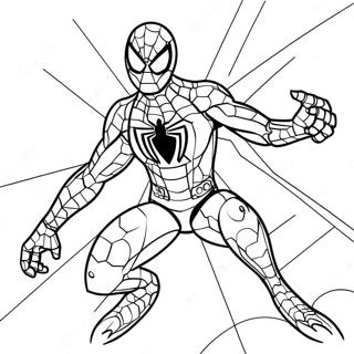 Page A Colorier De Lego Iron Spider En Action 58996-49000