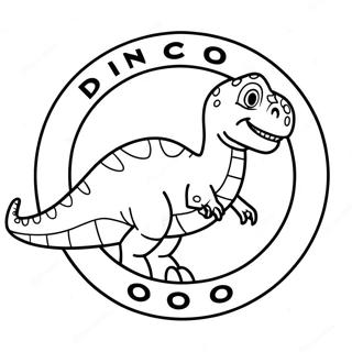 Page A Colorier Du Logo Dinoco 59005-49002