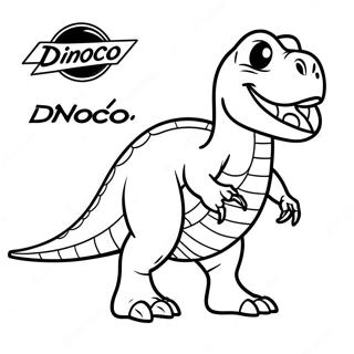 Page A Colorier Du Logo Dinoco 59005-49003