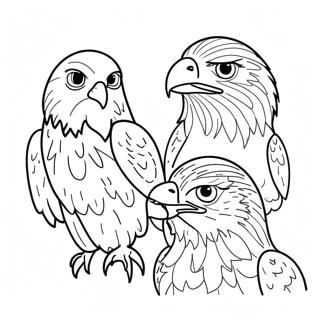 Page A Colorier Des Oiseaux De Proie 59035-49027