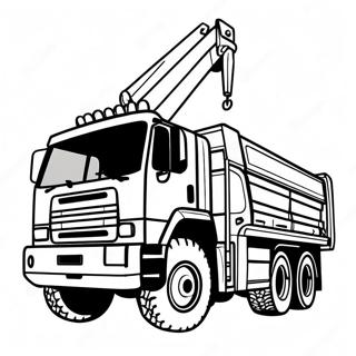 Page A Colorier Du Camion De Remorquage Rotatif 59075-49058