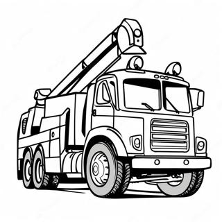 Page A Colorier Du Camion De Remorquage Rotatif 59075-49060