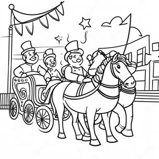 Page A Colorier De Scene De Parade Festive 59086-49071