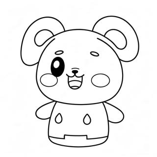 Page A Colorier De Tata Le Personnage Mignon De Bt21 59116-49096