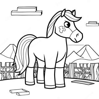 Page A Colorier De Cheval Minecraft 59145-49112