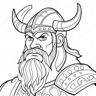 Page A Colorier Guerrier Viking Redoutable 59207-49163