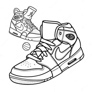 Page A Colorier Air Jordans En Action 59217-49168