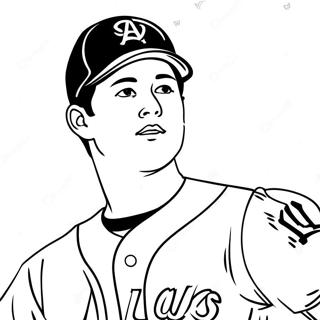 Page A Colorier Shohei Ohtani 59246-49178