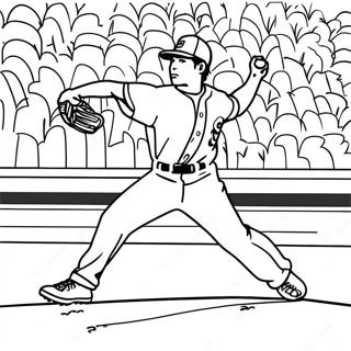 Page A Colorier Shohei Ohtani En Action De Lancer 59247-49190