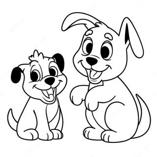 Page A Colorier Chiens Disney Joueurs 59347-49273