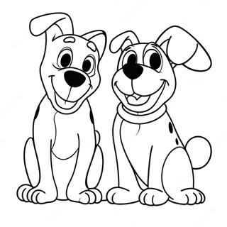 Page A Colorier Chiens Disney Joueurs 59347-49276