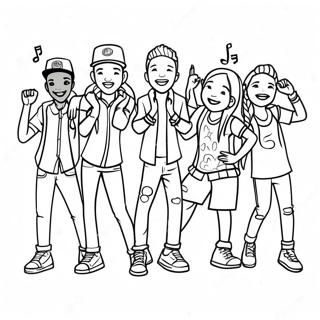 Page A Colorier Kidz Bop 59366-49280