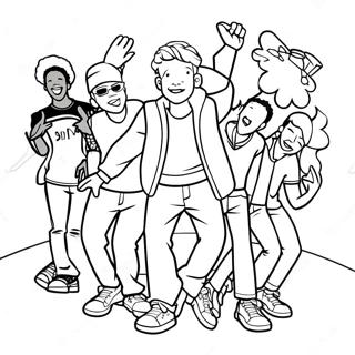 Page A Colorier Fete De Danse Kidz Bop 59367-49286