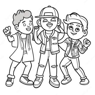 Page A Colorier Fete De Danse Kidz Bop 59367-49288