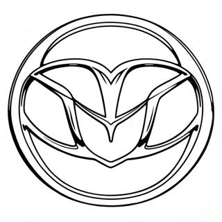 Page A Colorier Du Logo Mazda 59436-49339