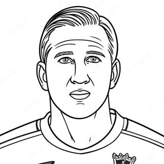 Harry Kane Pages À Colorier