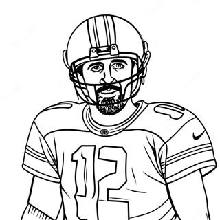 Aaron Rodgers Pages À Colorier