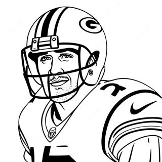 Page A Colorier Aaron Rodgers 59536-49419