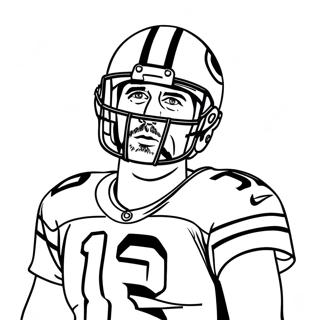 Page A Colorier Aaron Rodgers 59536-49420