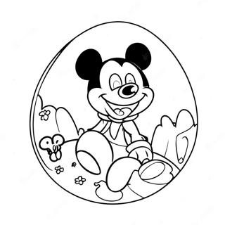 Page A Colorier Oeuf De Paques Mickey Mouse 59617-49478