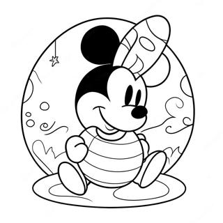 Page A Colorier Oeuf De Paques Mickey Mouse 59617-49480