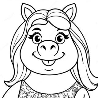 Page A Colorier Miss Piggy 59646-49500