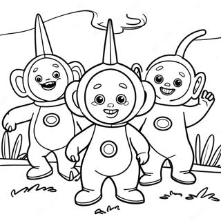 Page A Colorier Teletubbies 5964-4764