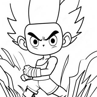 Gon Freecss En Action Page A Colorier 5975-4774