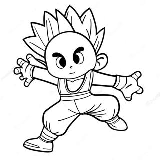 Gon Freecss En Action Page A Colorier 5975-4776