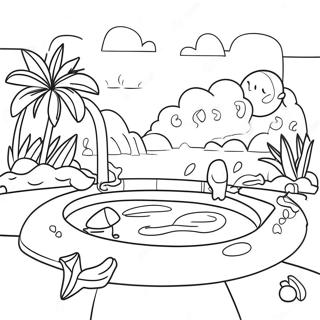 Page A Colorier De Fun A La Piscine 59786-49622