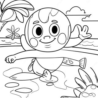 Page A Colorier De Fun A La Piscine 59786-49624