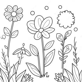 Fleur Sauvage Pages À Colorier